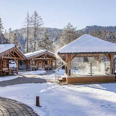 Panorama sauna garden