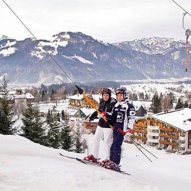 Hauseigener Skilift am Lärchenhof