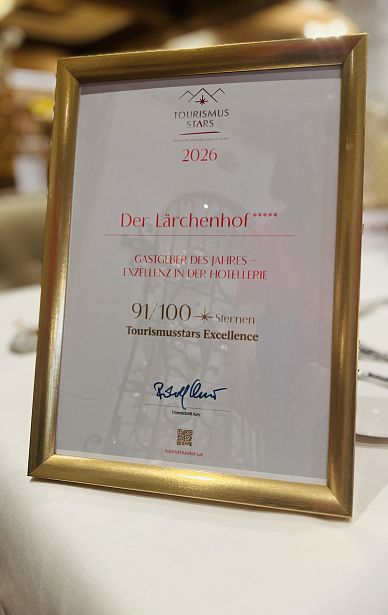 Ein gerahmter Preis für 